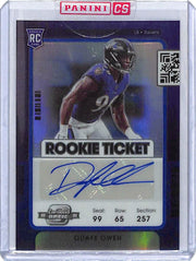 2021 Contenders Optic Odafe Oweh Auto Autograph Rookie RC Blue /99 Ravens