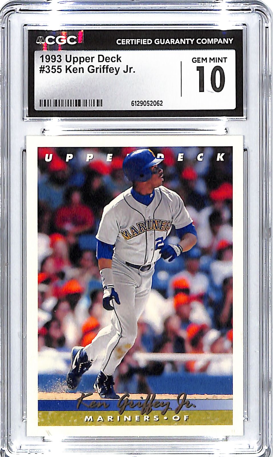 1993 Ken Griffey Jr. Upper Deck #355 CGC Gem Mint 10