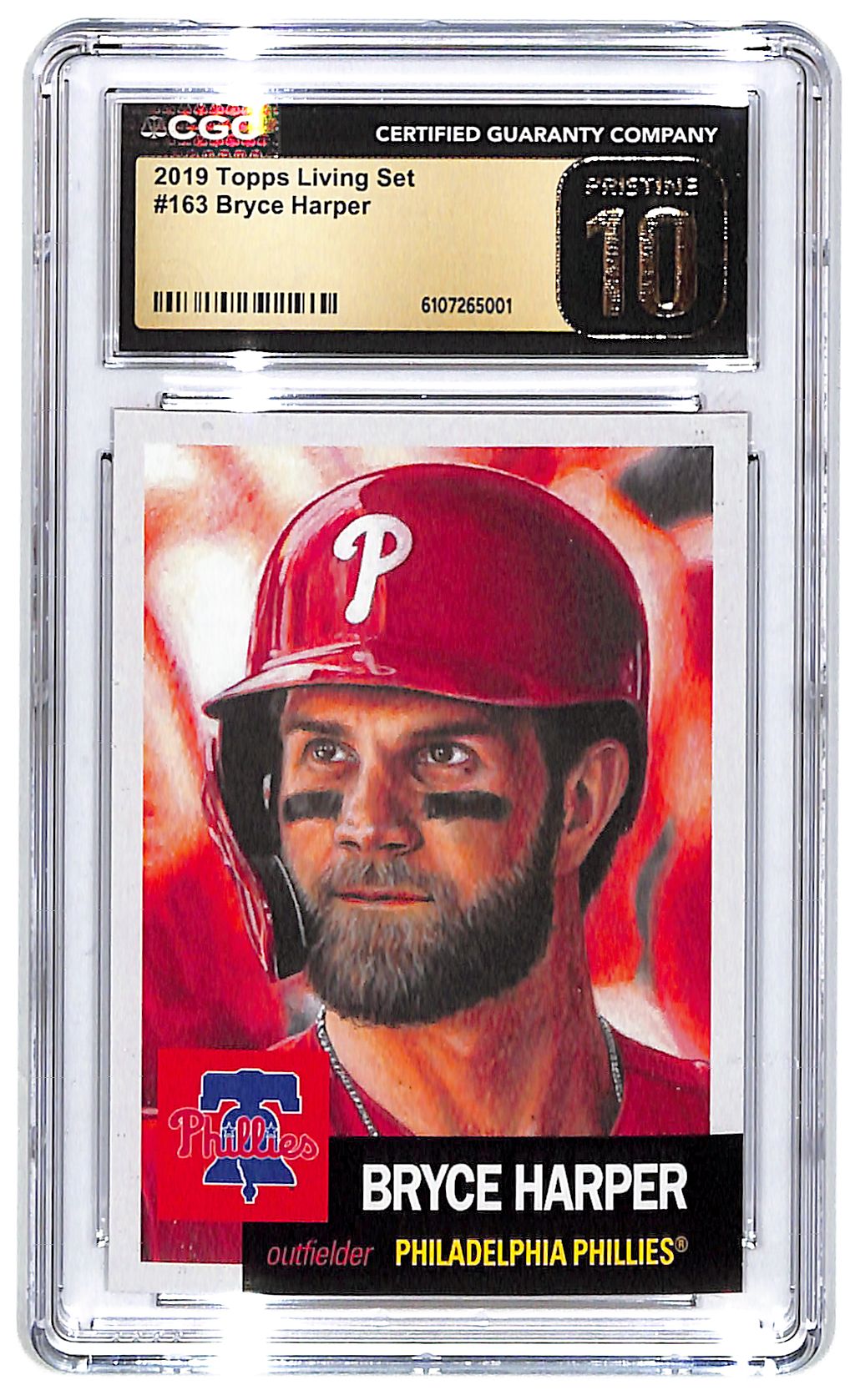 2019 Bryce Harper Topps Living Set - #163 CGC Pristine 10