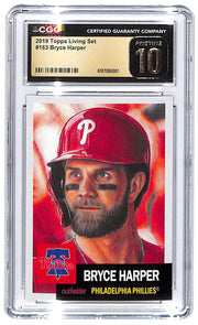 2019 Bryce Harper Topps Living Set - #163 CGC Pristine 10