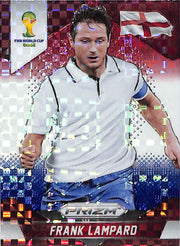 2014 Prizm World Cup Frank Lampard Red White Blue Power Plaid #136 England