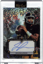 2024 Wild Card Julian Lewis Auto Autograph Rookie RC /2 Colorado