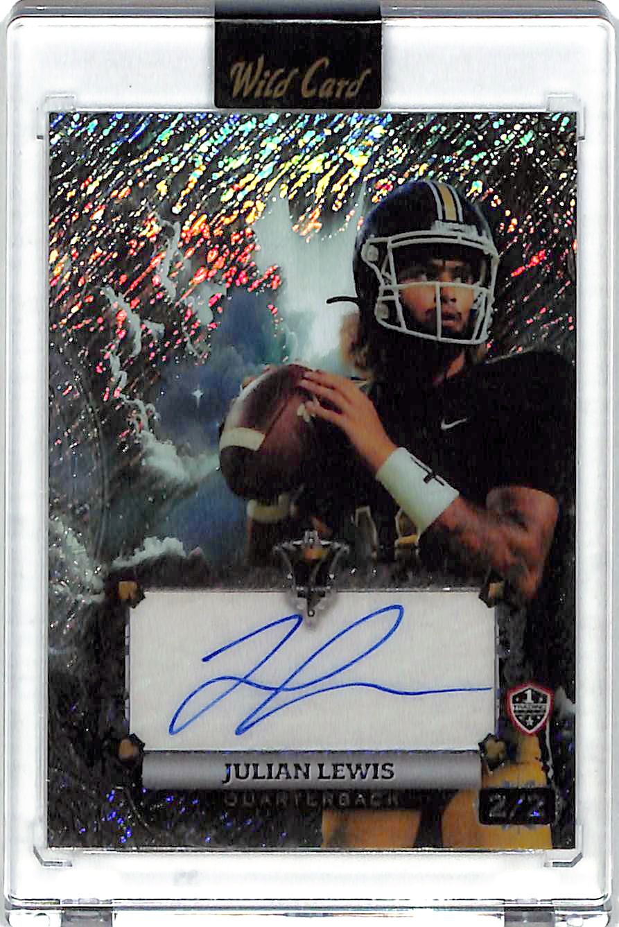 2024 Wild Card Julian Lewis Auto Autograph Rookie RC /2 Colorado