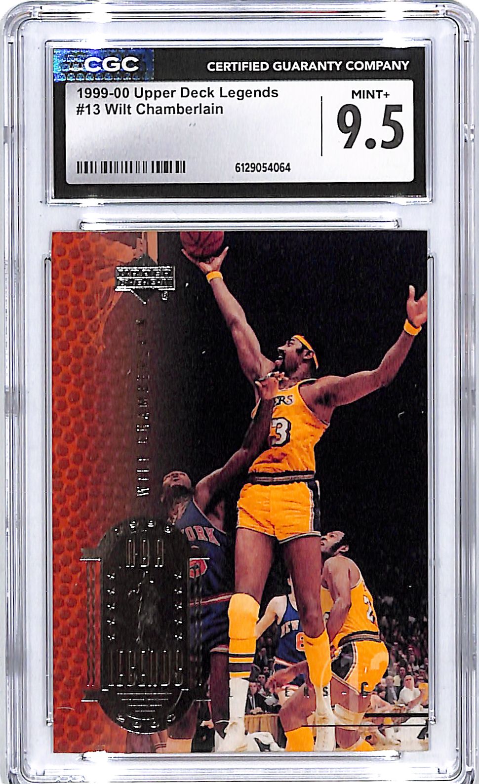 1999-00 Upper Deck Legends Wilt Chamberlain #13 CGC 9.5 Lakers