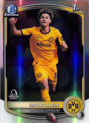 2026 Bowman Chrome Youth league Mathis Albert Rookie RC Refractor Dortmund