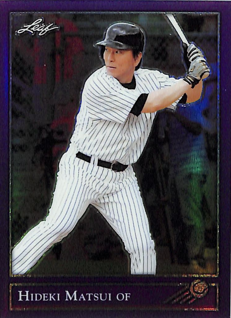 2019 Leaf The National Hideki Matsui Purple /10 Yankees
