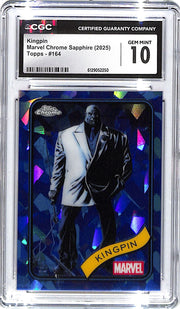 2025 Kingpin Topps Marvel Chrome Sapphire #164 CGC Gem Mint 10