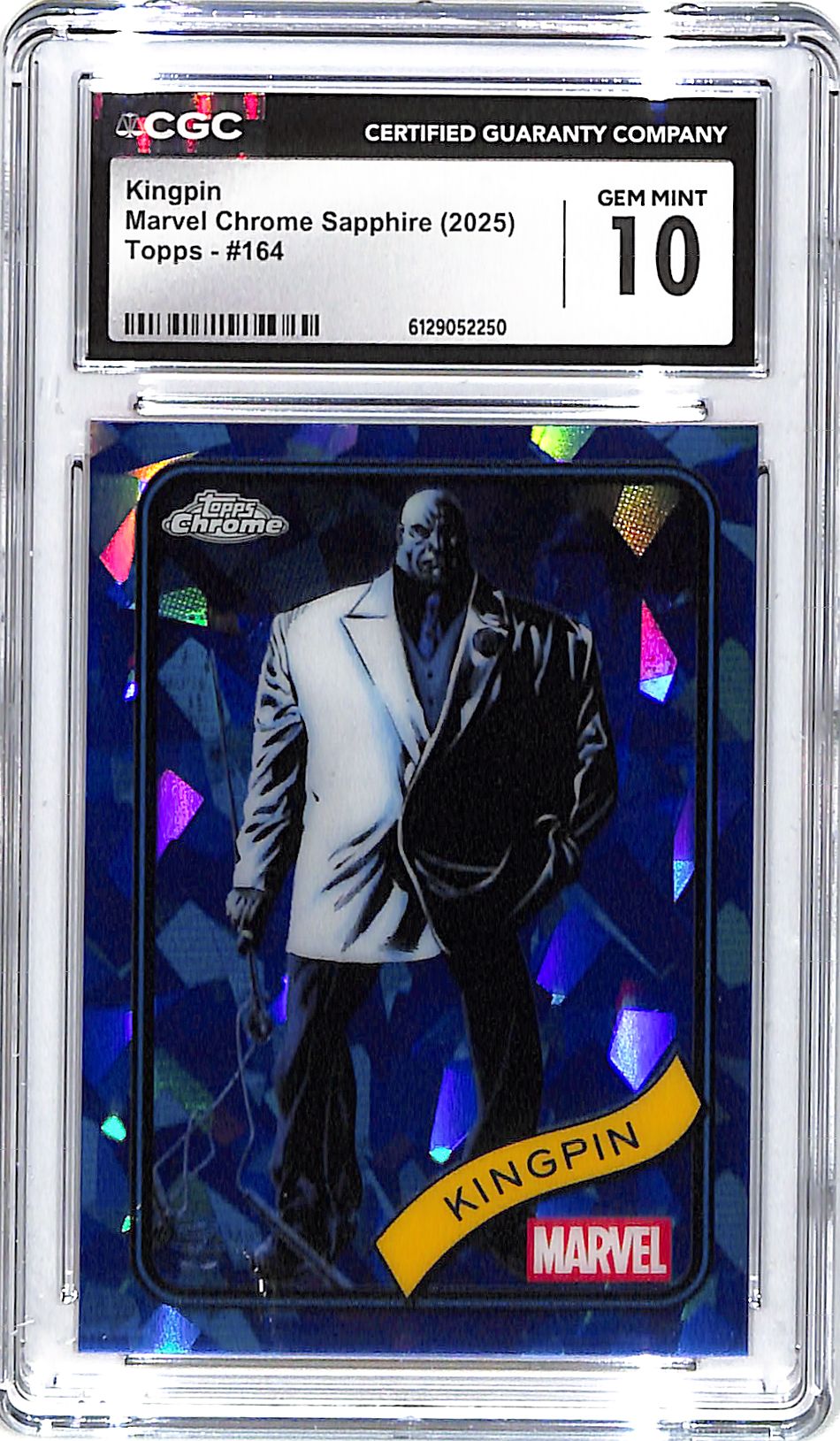 2025 Kingpin Topps Marvel Chrome Sapphire #164 CGC Gem Mint 10