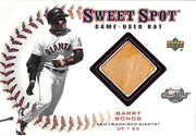 2001 Upper Deck Sweet Spot Barry Bonds Bat Relic Giants
