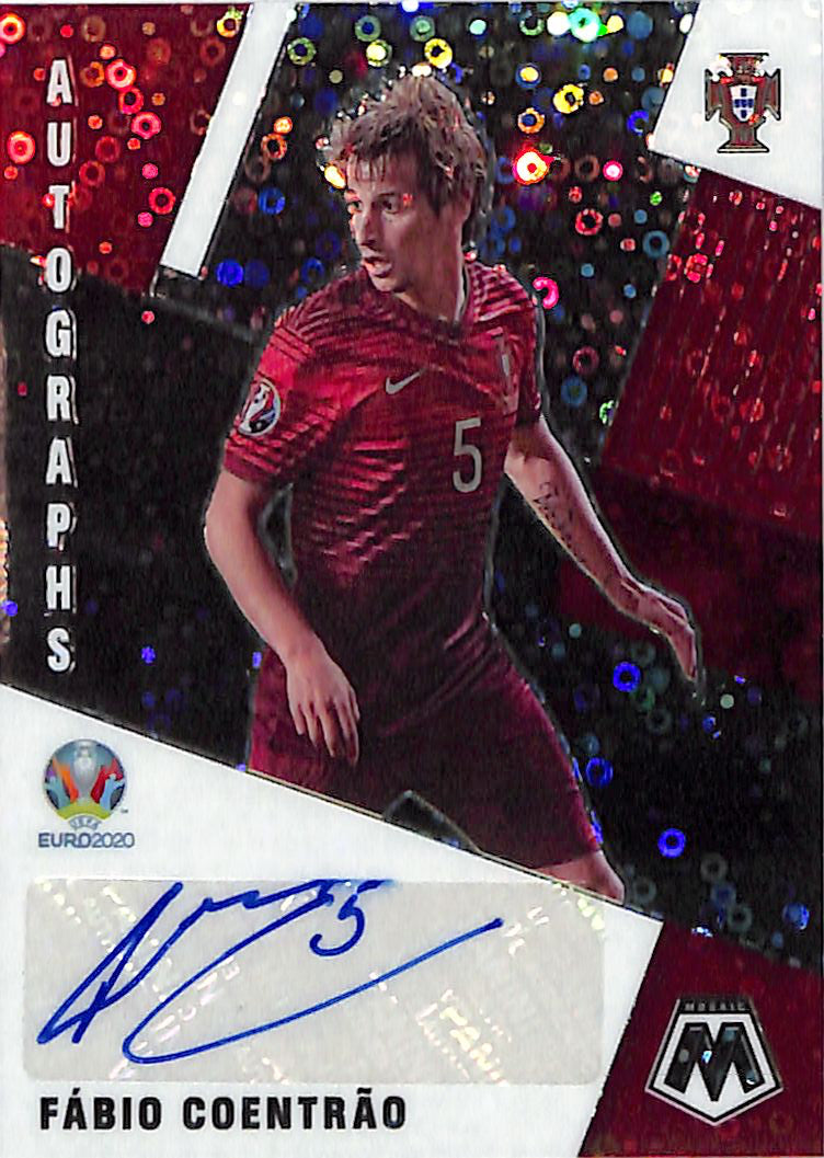 2021 Mosaic UEFA Euro Fabio Coentrao Auto Autograph Disco