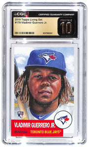 2019 Vladimir Guerrero Jr. Topps Living Set - #179 CGC Pristine 10
