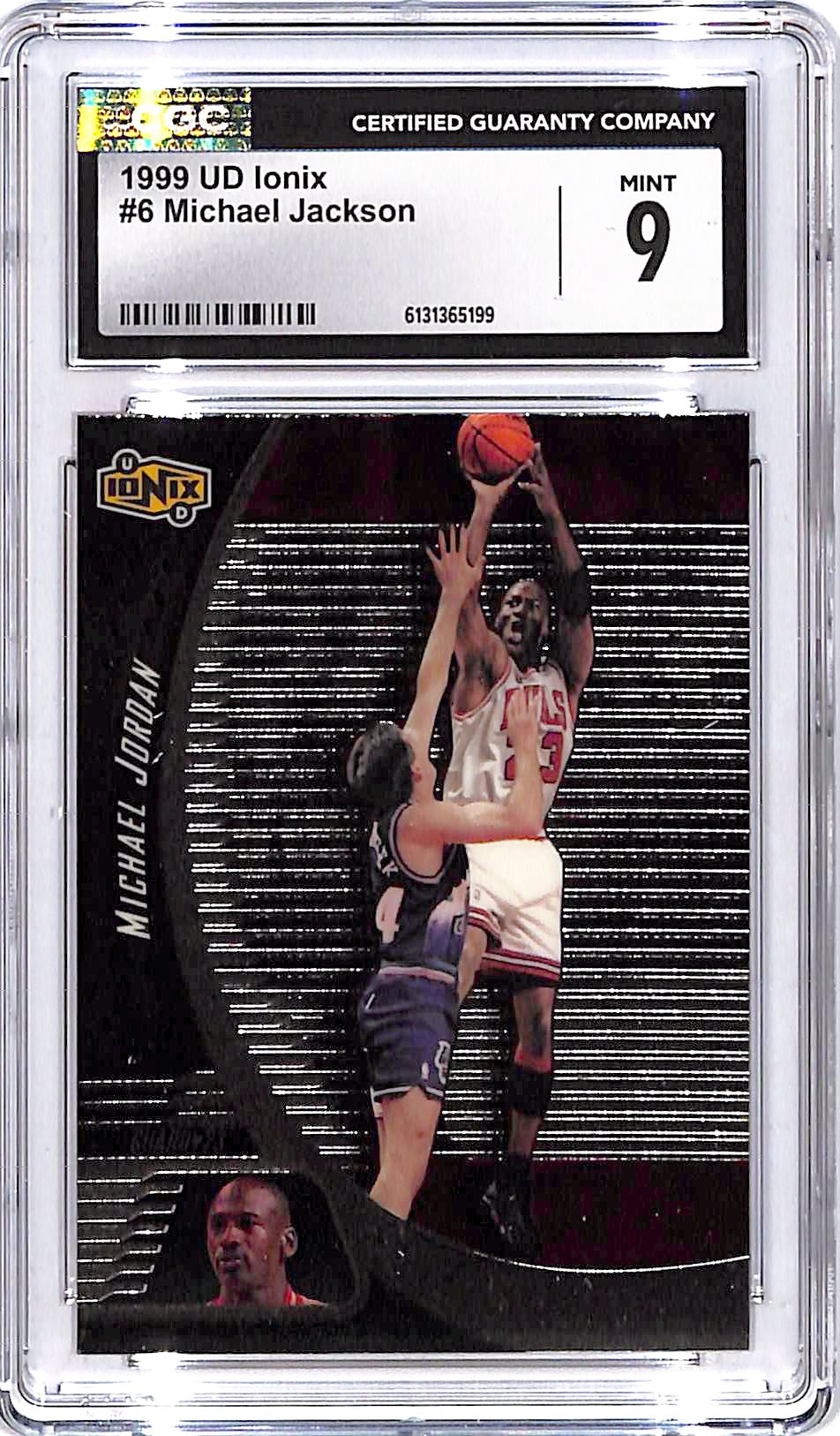 1999 UD Ionix Michael Jordan #6 CGC 9 Bulls