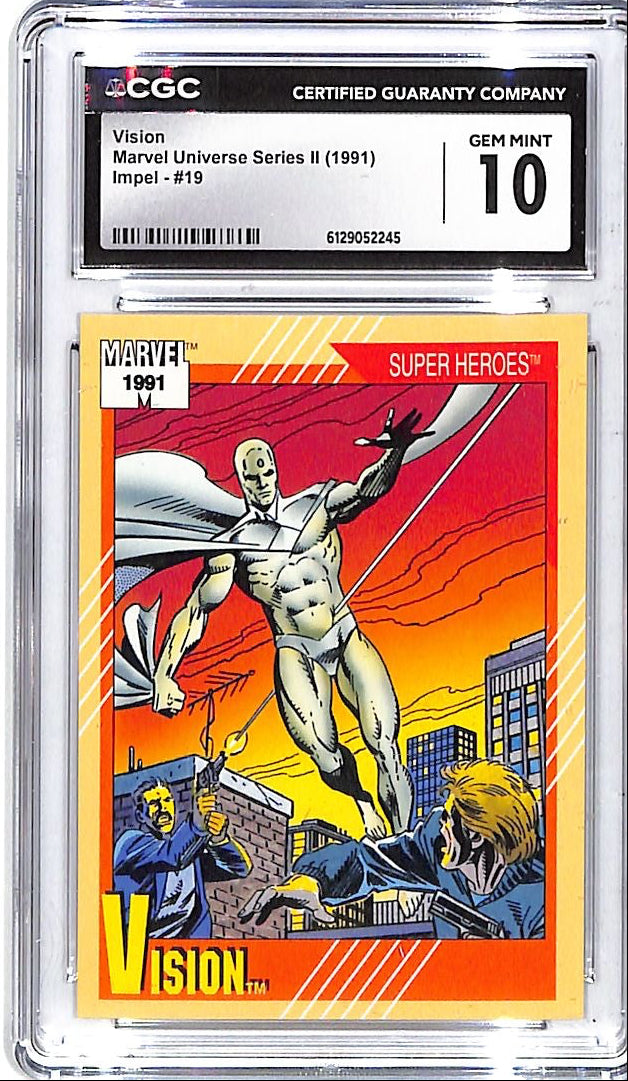 1991 Vision Marvel Universe Series II Impel #19 CGC Gem Mint 10