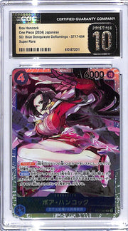 One Piece Japanese SD Blue Donquixote Doflamingo ST17 Boa Hancock 004 Super Rare CGC 10 Pristine