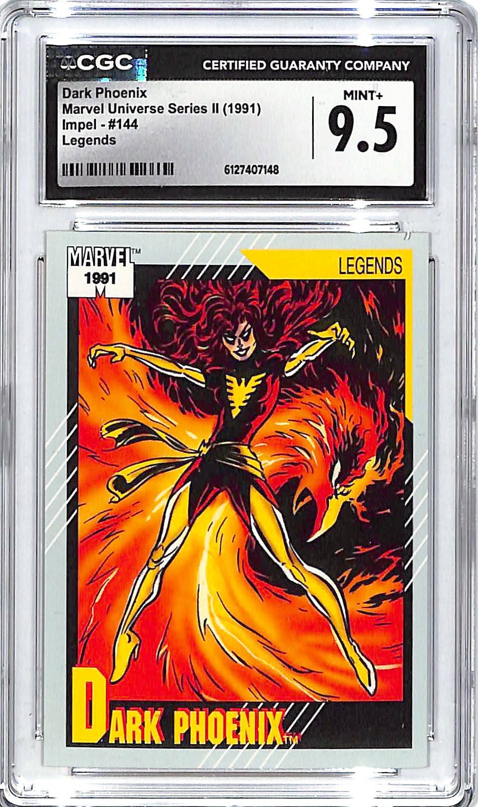 1991 Impel Marvel Universe Series Dark Phoenix Legends #144 CGC 9.5