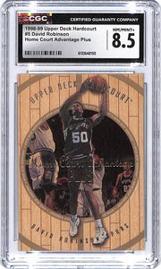 1998-99 Upper Deck Hardcourt David Robinson Home Court Advantage Plus /500 CGC 8.5 Spurs