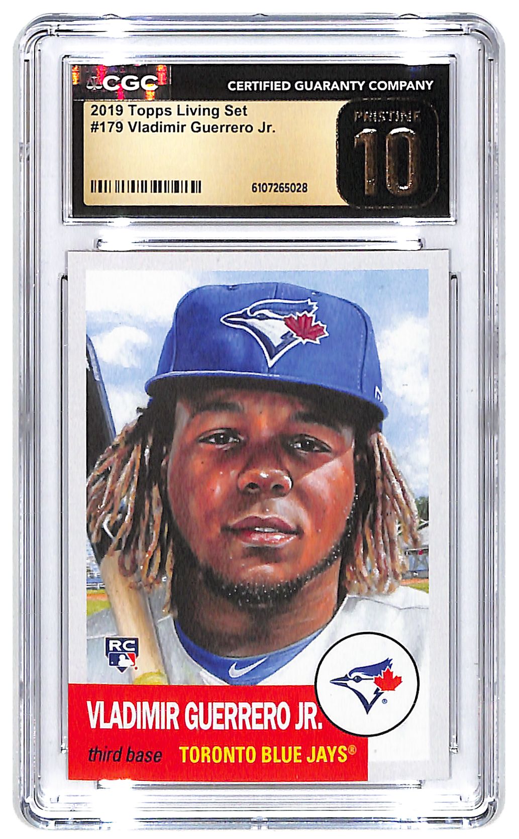 2019 Vladimir Guerrero Jr. Topps Living Set - #179 CGC Pristine 10