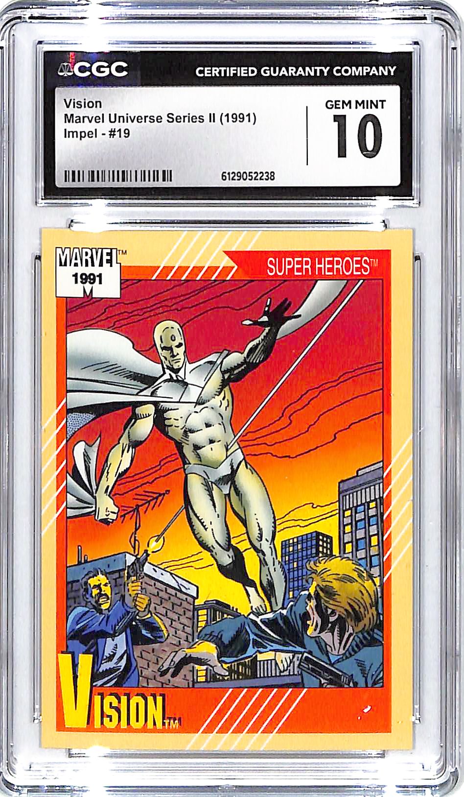 1991 Vision Marvel Universe Series II Impel #19 CGC Gem Mint 10