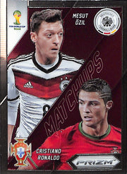 2014 Prizm World Cup Cristiano Ronaldo Mesut Ozil Matchups #15