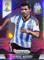 2014 Prizm World Cup Sergio Aguero Pink /99 #13 Argentina