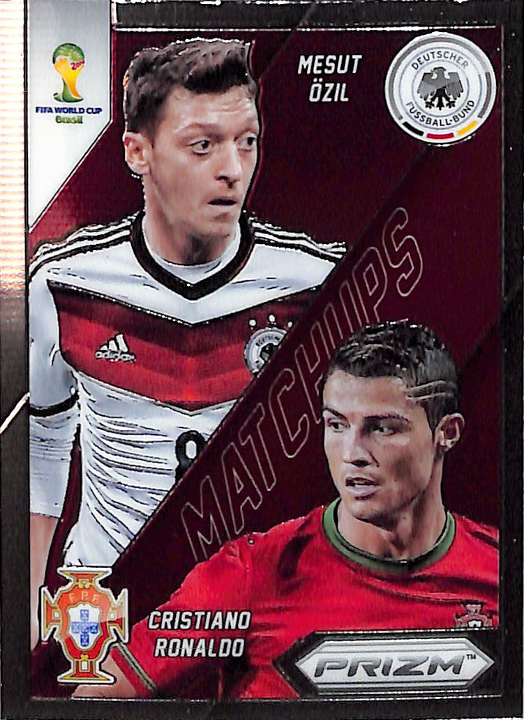 2014 Prizm World Cup Cristiano Ronaldo Mesut Ozil Matchups #15