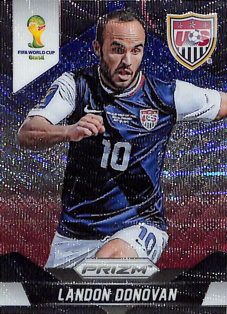2014 Prizm World Cup Landon Donovan Red White Blue Wave #70 USA