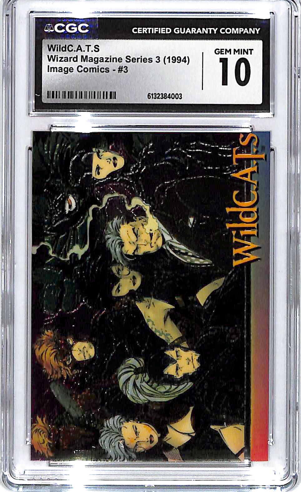 1994 Wild CATS Wizard Magazine Series 3 Image Comics #3 CGC Gem Mint 10