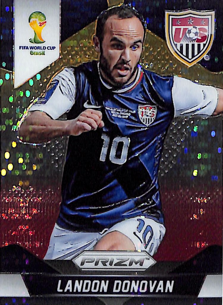 2014 Prizm World Cup Landon Donovan Red Yellow Pulsar #70 USA