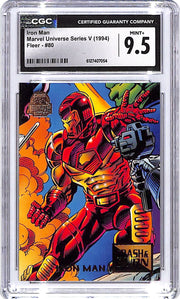 1994 Fleer Marvel Universe Series Iron Man #80 CGC 9.5