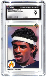 1990 Deion Sanders Upper Deck #13 CGC Mint 9