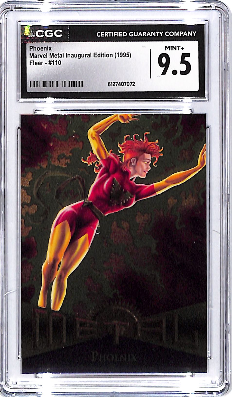 1995 Fleer Marvel Metal Phoenix #110 CGC 9.5