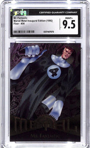 1995 Fleer Marvel Metal Mr Fantastic #36 CGC 9.5