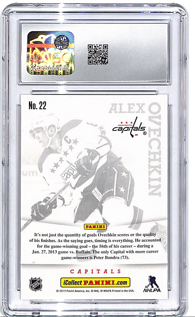 2013 Panini National Convention Alex Ovechkin #22 CGC 10 Captials
