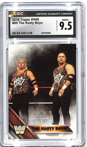 2016 Topps WWE The Nasty Boys #80 CGC 9.5