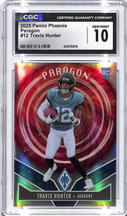 2025 Phoenix Travis Hunter Paragon Rookie RC #12 CGC 10 Jaguars