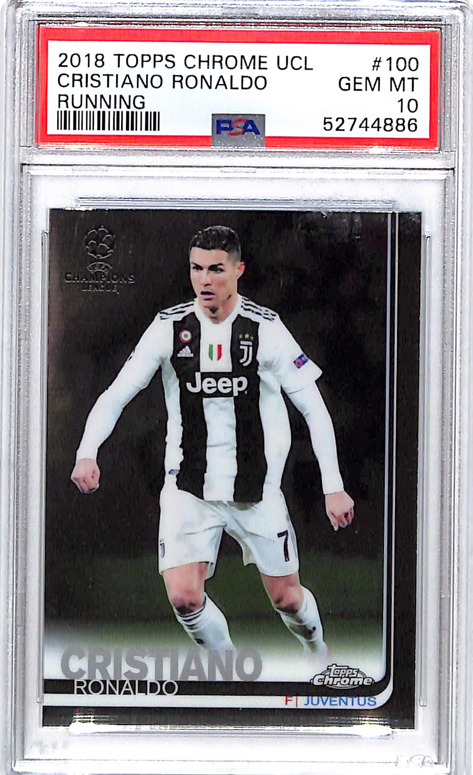 2018-19 Topps Chrome UEFA Cristiano Ronaldo #100 Juventus