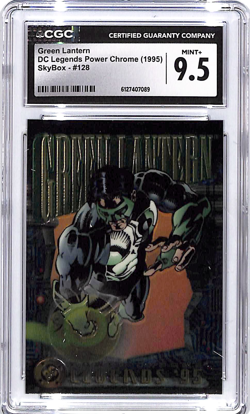 1995 Skybox DC Legends Power Chrome Green Lantern #138 CGC 9.5