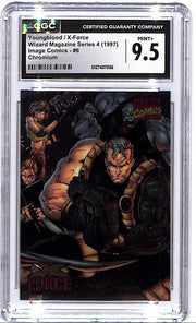 1997 Image Comics Wizard Magazine Series Youngblood X-Force Chromium #6 CGC 9.5