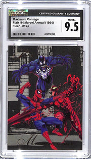 1994 Fleer Flair Marvel Annual Maximum Carnage Venom #104 CGC 9.5