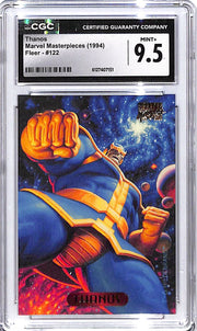 1994 Fleer Marvel Masterpieces Thanos #122 CGC 9.5