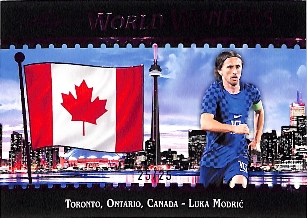 2026 Leaf World Wonders Luka Modric Pink /25 Croatia