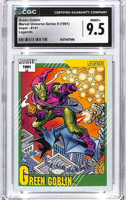 1991 Impel Marvel Universe Series Green Goblin Legends #141 CGC 9.5