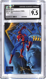 1995 Fleer Marvel Masterpieces Spider Man #93 CGC 9.5