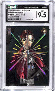 1993 Upper Deck Deathmate The Moment Software Transitions CGC 9.5