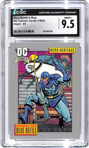 1992 Impel DC Cosmic Cards Blue Beetle's Bug #3 CGC 9.5