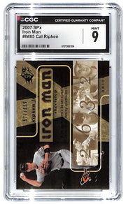 2007 Cal Ripken Upper Deck SPx Iron Man #IM85 #577/699 CGC Mint 9