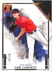 2025 Impeccable Sam Caminiti Rookie RC Gold /10 Braves