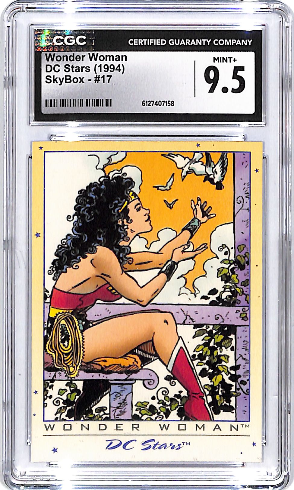 1994 Skybox DC Stars Wonder Woman #17 CGC 9.5
