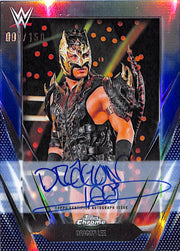 2026 Topps Chrome WWE Dragon Lee Auto Autograph Blue Refractor /150