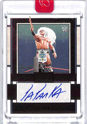 2024 Three Count WWE Tatanka Auto Autograph Legendary Red /15